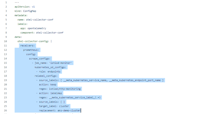 set the OpenTelemetry